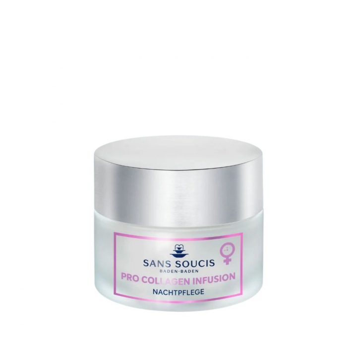 Sans Soucis Pro Collagen Infusion Night Care 50 ml i gruppen Ansiktsvård / Ansiktskräm / Nattkräm hos Hudotekets Webshop (25797)