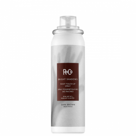 R+Co Bright Shadows Root Touch-Up Spray Dark Brown i gruppen Hår / Styling & Finish / Utväxtspray hos Hudotekets Webshop (3124)
