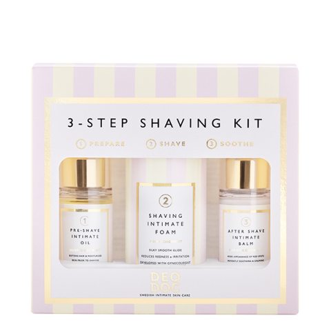 DeoDoc 3 step Shaving Kit i gruppen Intimprodukter  hos Hudotekets Webshop (31578)