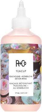 R+Co TEACUP Peacholine + Kombucha Detox Rinse i gruppen Hår / Hårtreatments / Leave in produkter hos Hudotekets Webshop (3380)