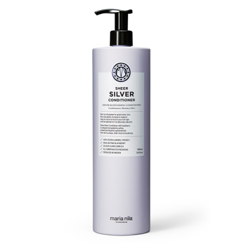 Maria Nila Sheer Silver Conditioner 1000ml i gruppen Hår / Balsam  / Balsam med färgpigment hos Hudotekets Webshop (3644)