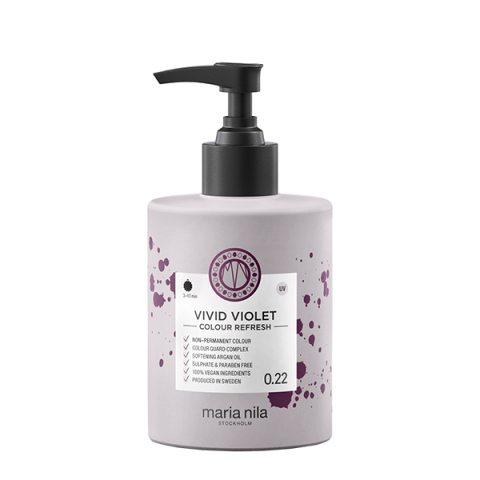 Maria Nila Colour Refresh Vivid Violet 300ml i gruppen Hår / Balsam  / Balsam med färgpigment hos Hudotekets Webshop (3703)