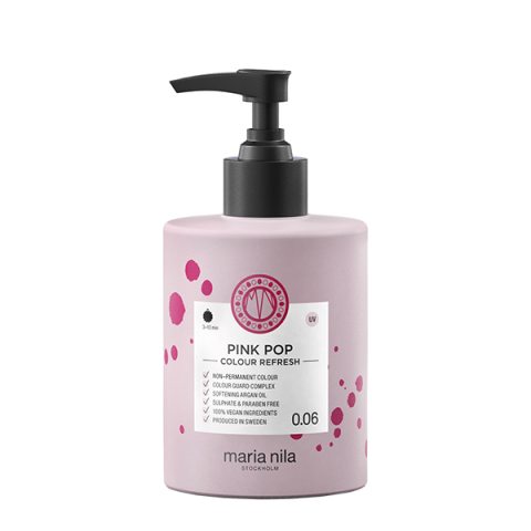Maria Nila Colour Refresh Pink Pop 300ml i gruppen Hår / Balsam  / Balsam med färgpigment hos Hudotekets Webshop (3708)