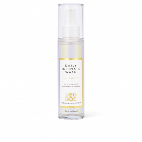 DeoDoc Daily Intimate Wash Violet Cotton 100 ml i gruppen Intimprodukter  hos Hudotekets Webshop (37081)