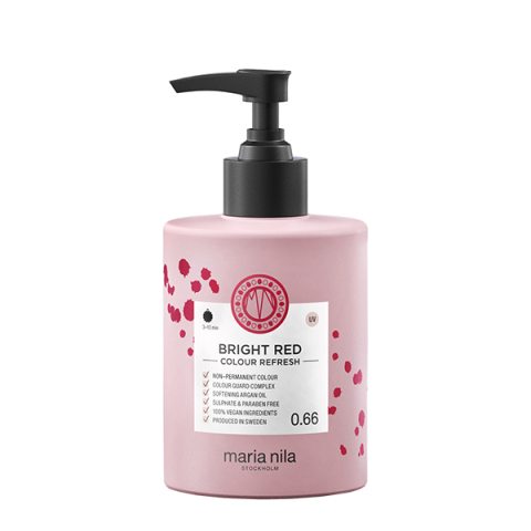 Maria Nila Colour Refresh Bright Red 300ml i gruppen Hår / Balsam  / Balsam med färgpigment hos Hudotekets Webshop (3709)