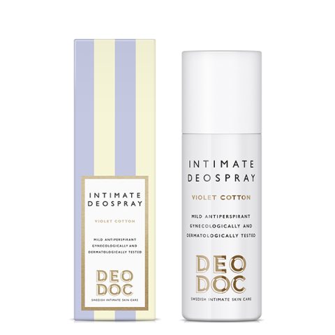 DeoDoc Intimate Deospray Violet Cotton 50 ml i gruppen Intimprodukter  hos Hudotekets Webshop (37387)