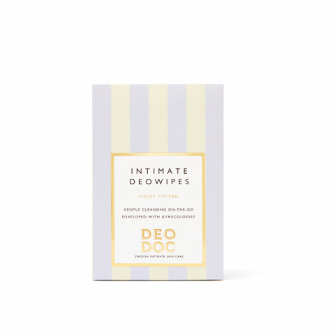 DeoDoc Deowipes Intim Violet Cotton i gruppen Intimprodukter  hos Hudotekets Webshop (37437)
