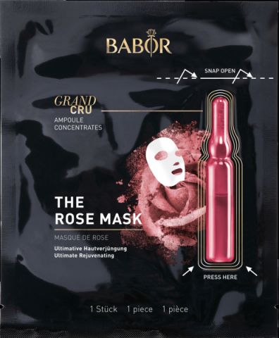 Babor Grand Cru The Rose x Mask i gruppen Ansikte / Ampuller & Kurer / Mogen hud hos Hudotekets Webshop (400396)