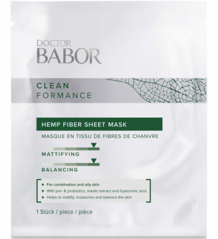 Doctor Babor Hemp Fiber Sheet Mask i gruppen Ansikte / Ansiktsmask hos Hudotekets Webshop (401143)