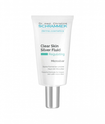 Dr. Schrammek Clear Skin Silver Fluid | Ansiktsvård - Ansiktskräm - 24-h kräm - 24h-kräm för fet hud | Apoteka