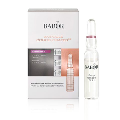 Babor Ampoule Concentrates Stop Stress Fluid  i gruppen Ansikte / Serum & olja / Känslig hud hos Hudotekets Webshop (408410)
