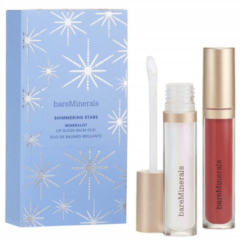 bareMinerals Shimmering Stars Mineralist Lip Gloss-Balm Duo i gruppen Julkit hos Hudotekets Webshop (41703953101)