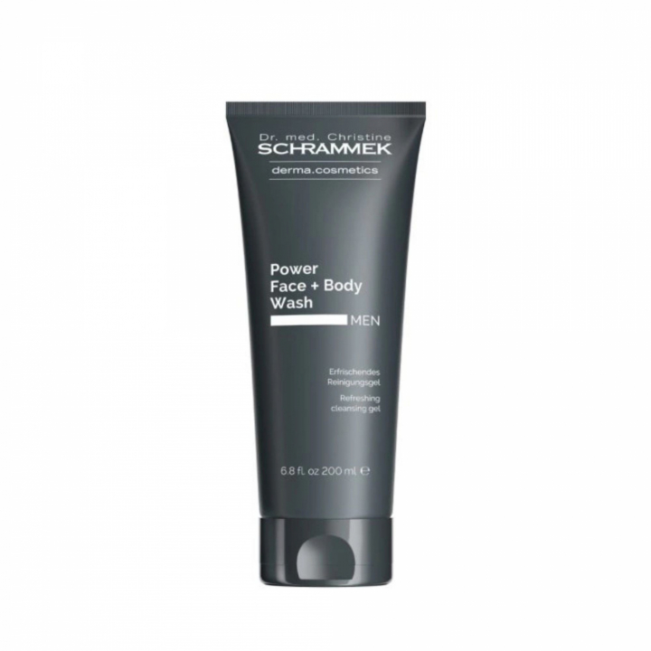 Dr. Schrammek Power Face + Body Wash Men 200 ml i gruppen Man / Rengöring hos Hudotekets Webshop (421000)