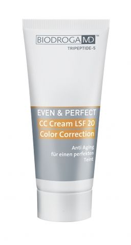 Biodroga MD Even & Perfect CC Cream SPF 20 Color Correction Anti-Redness i gruppen Ansikte / Ansiktskräm / Dagkräm med SPF hos Hudotekets Webshop (43504)