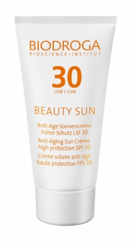 Biodroga Beauty Sun Anti-Ageing Sun Cream for Face SPF 30 i gruppen Sol / Solkräm hos Hudotekets Webshop (43584)
