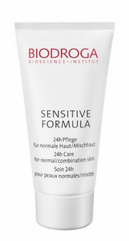 Biodroga Sensitive 24-Hour Care Normal/Mixed Skin i gruppen Ansikte / Ansiktskräm / 24-h kräm / 24h-kräm för fet hud hos Hudotekets Webshop (43665)