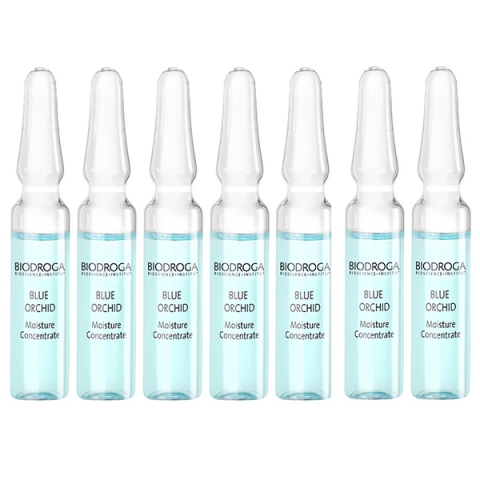 Biodroga Blue Orchid Moisture Ampulle X 7 i gruppen Ansikte / Ampuller & Kurer / Kombinerad hud hos Hudotekets Webshop (45411)