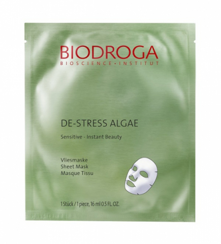 Biodroga De-Stress Algae Sensitive Instant Beauty Sheet Mask i gruppen Ansikte / Ansiktsmask / Kombinerad hud hos Hudotekets Webshop (45469)