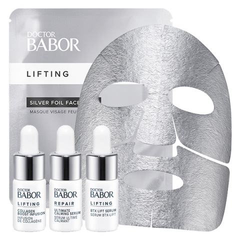 Doctor Babor Lifting Cellular Silver Foil Face Mask X 5 i gruppen Ansikte / Ansiktsmask / Mogen hud hos Hudotekets Webshop (468547)