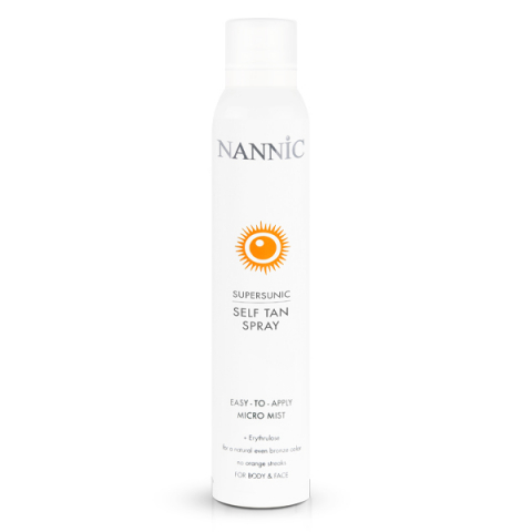 Nannic Supersunic Self Tan Spray Clear i gruppen Brun utan sol hos Hudotekets Webshop (4700nannic)