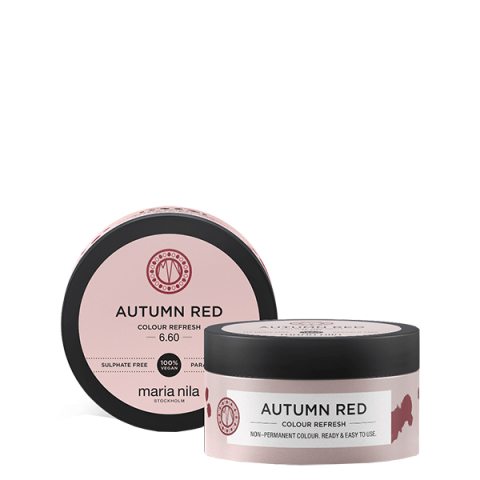 Maria Nila Colour Refresh Autumn Red 100ml i gruppen Hår / Balsam  / Balsam med färgpigment hos Hudotekets Webshop (4702)