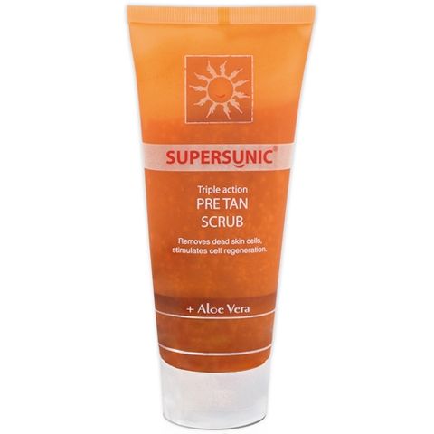 Nannic Supersunic Triple Action Pre Tan Scrub i gruppen Kropp / Peeling & Scrub hos Hudotekets Webshop (4706)