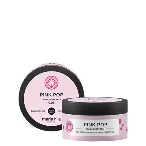 Maria Nila Colour Refresh Pink Pop 100ml i gruppen Hår / Balsam  / Balsam med färgpigment hos Hudotekets Webshop (4708)