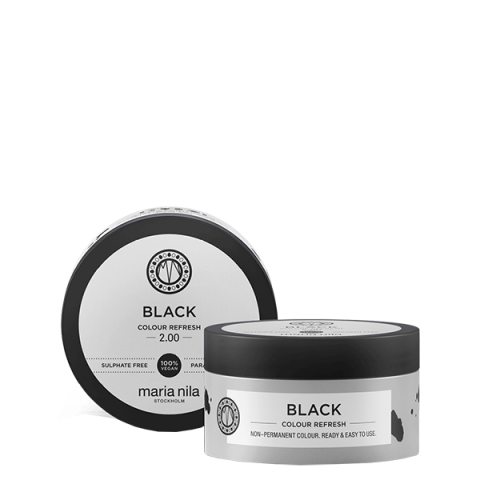 Maria Nila Colour Refresh Black 100ml i gruppen Hår / Balsam  / Balsam med färgpigment hos Hudotekets Webshop (4711)
