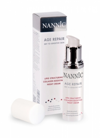 Nannic Age Repair Dry To Sensitive Skin Night i gruppen Ansikte / Ansiktskräm / Nattkräm hos Hudotekets Webshop (4947)
