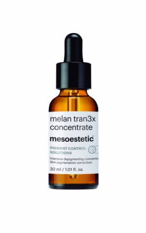 Mesoestetic Melan Tran3x Intensive Depigmenting Concentrate i gruppen Ansikte / Serum & olja / Kombinerad hud hos Hudotekets Webshop (510016)