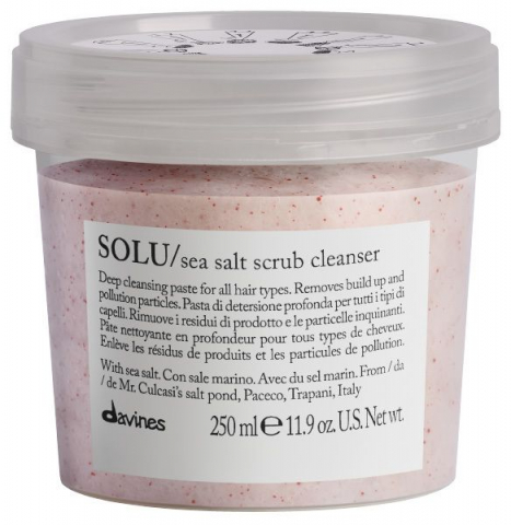 Davines Essential Haircare Solu Sea Salt Scrub Cleanser | Hårvård - Specialvård - Fet hårbotten | Apoteka