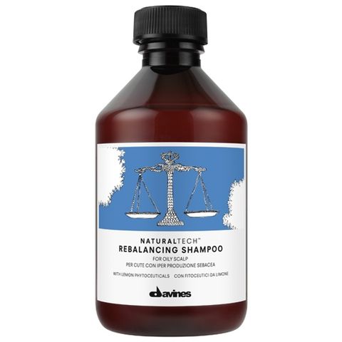 Davines NaturalTech Rebalancing Shampoo i gruppen Hår / Specialvård / Fet hårbotten hos Hudotekets Webshop (51105)