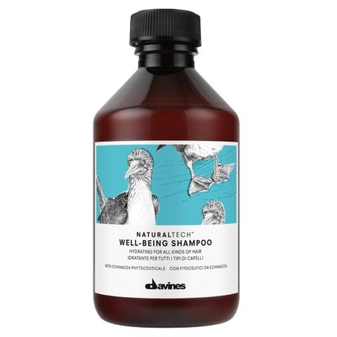 Davines NaturalTech Well-Being Shampoo | Hårvård - Schampo - Lockigt & Frissigt hår | Apoteka