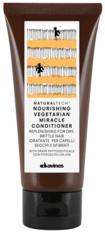 Davines NaturalTech Nourishing Vegetarian Miracle Conditioner Travelsize i gruppen Hår / Specialvård / Skadat hår hos Hudotekets Webshop (51123)