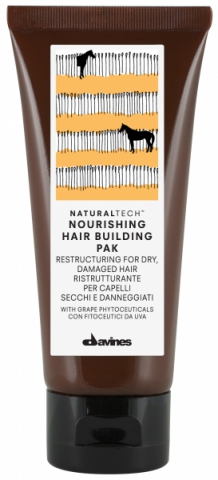 Davines NaturalTech Nourishing Hair Building Pak Travelsize i gruppen Hår / Hårinpackning / Inpackning hos Hudotekets Webshop (51124)