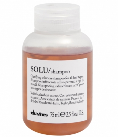 Davines Essential Haircare SOLU Refreshing Shampoo Travel Size i gruppen Hår / Schampo / Djuprengörande schampo hos Hudotekets Webshop (51883)