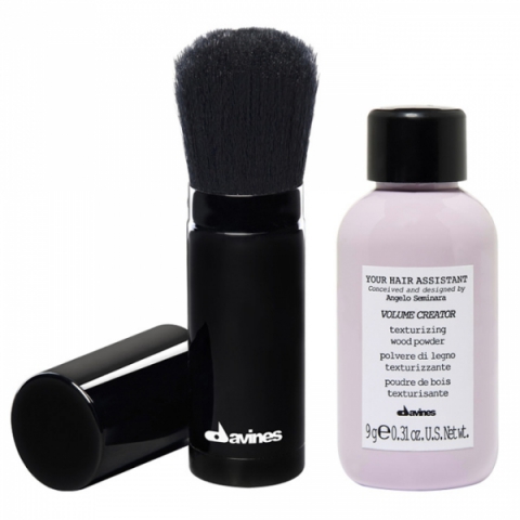 Davines Your Hair Assistant Duopack Volume Builder + Brush i gruppen Hår / Styling & Finish / Texturspray & texturprodukter hos Hudotekets Webshop (51907)