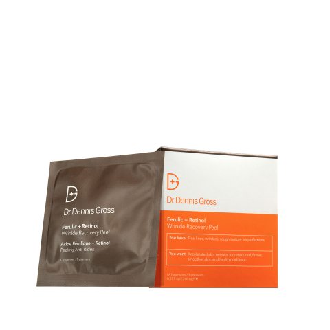 Dr Dennis Gross Ferulic + Retinol Wrinkle Recovery Peel i gruppen Ansikte / Ansiktspeeling / Peel pads hos Hudotekets Webshop (535010)