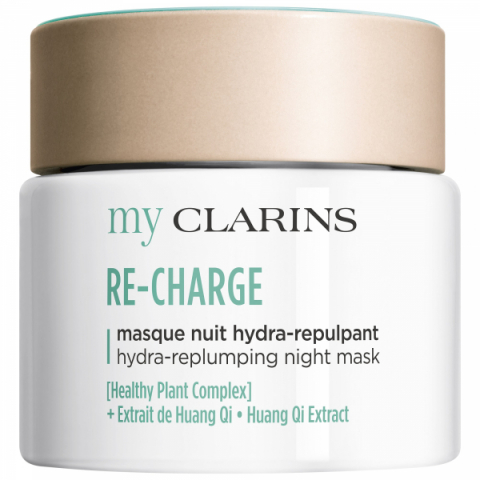 Clarins MyClarins Re-Charge Hydra-Replumping Night Mask   i gruppen Ansikte / Ansiktsmask hos Hudotekets Webshop (56337)