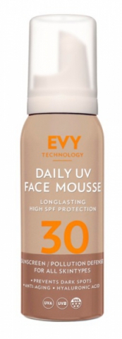 Evy Technology Daily UV Face Mousse SPF 30  i gruppen Sol / Solkräm hos Hudotekets Webshop (56942301167074)