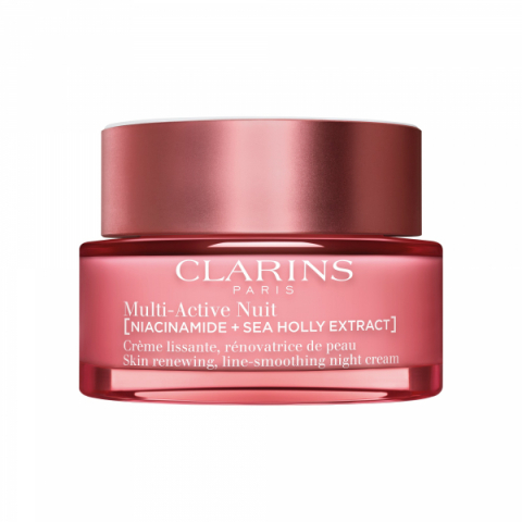 Clarins Multi-Active Skin Renewing Line-Smoothing Night Cream All Skin Types i gruppen Ansikte / Ansiktskräm / Nattkräm hos Hudotekets Webshop (58402)