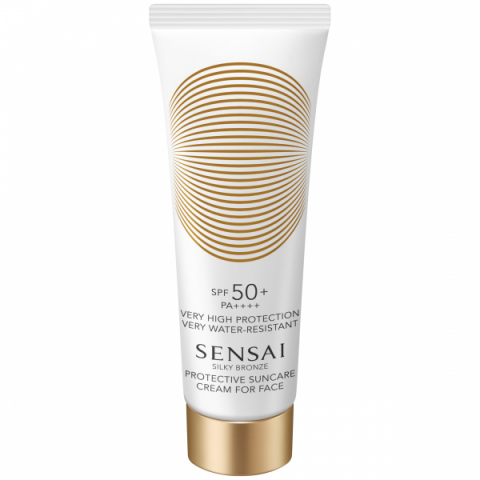 Sensai Silky Bronze Protective Cream Face SPF 50+ | Sol - Solkräm | Apoteka