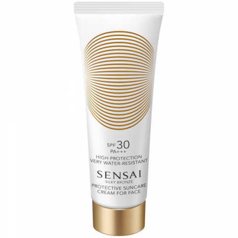 Sensai Silky Bronze Protective Cream Face SPF 30 | Sol - Solkräm | Apoteka