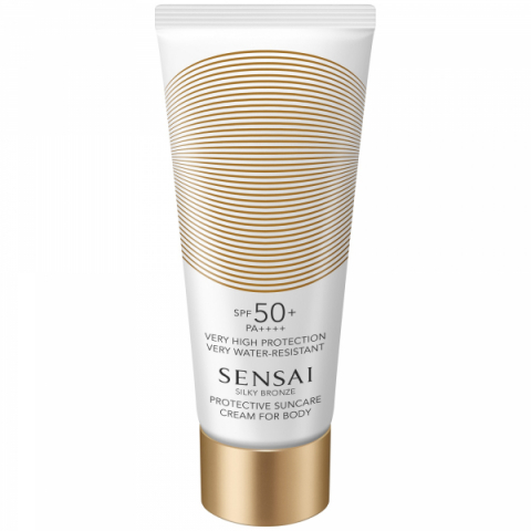 Sensai Silky Bronze Protective Cream Body SPF 50+ i gruppen Sol / Solkräm hos Hudotekets Webshop (58606)