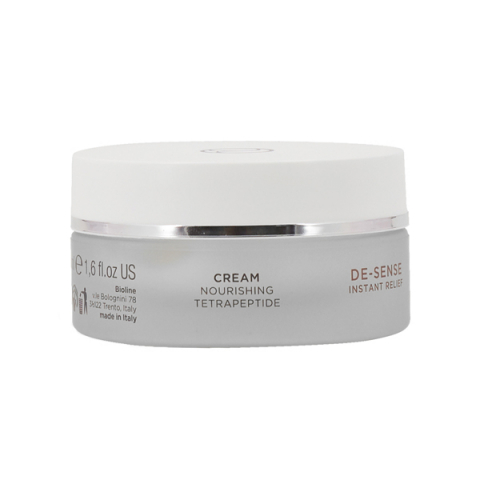 Bioline DE-SENSE Instant Relief Nourishing Cream Tetrapeptide i gruppen Ansikte / Ansiktskräm / 24-h kräm / 24h-kräm för torr hud hos Hudotekets Webshop (6103)