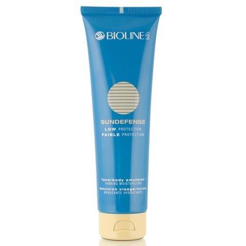 Bioline Sundefense Low Protection Face/Body Emulsion i gruppen Sol / Solkräm hos Hudotekets Webshop (6164SD)