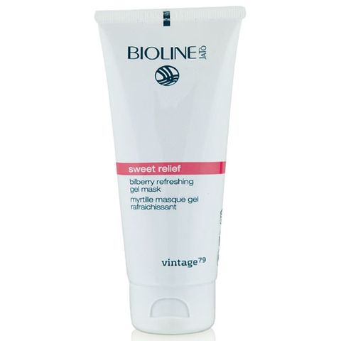 Bioline Vintage 79 Sweet Relief Bilberry Refreshing Gel Mask i gruppen Ansikte / Ansiktsmask / Känslig hud hos Hudotekets Webshop (6224)