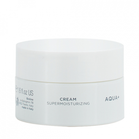Bioline Aqua+ Supermoisturizing Cream i gruppen Ansikte / Ansiktskräm / 24-h kräm / 24h-kräm för torr hud hos Hudotekets Webshop (6271)