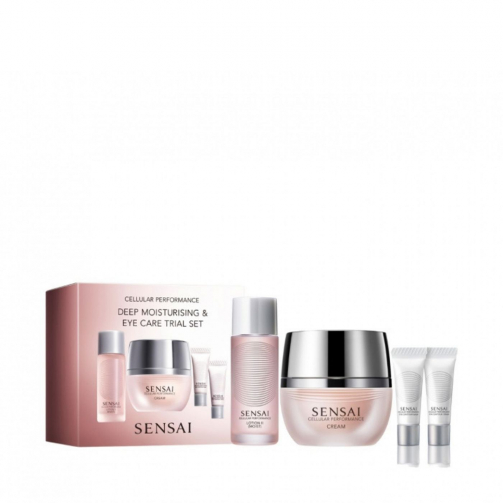 Sensai Cellular Performance Deep Moisturising & Eye Care Trial Set 64 ml i gruppen Ansiktsvård / Kit & Paket hos Hudotekets Webshop (66075)