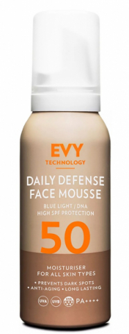 Evy Technology Daily UV Face Mousse SPF 50 i gruppen Sol / Solkräm hos Hudotekets Webshop (6942301670039)